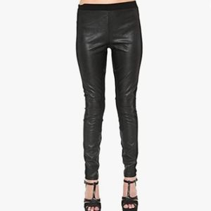 Sanctuary vegan leather Ponte leggings